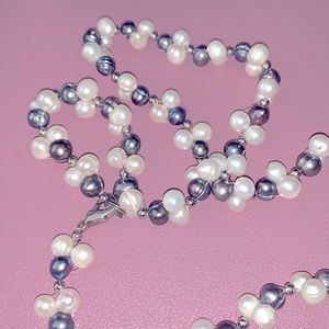 Authentic freshwater pearl bracelet and necklace